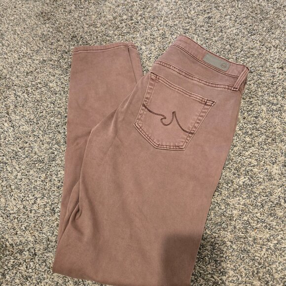 Adriano Goldschmied The Legging Ankle Super Skinny Jeans Mauve 28 - Picture 1 of 5